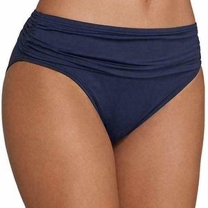 Tommy Bahama Pearl Solid Navy Bikini Bottoms L NEW